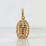 Dije Virgen De La Guadalupe 1.35 g / 3/4 in Oro Amarillo 18K