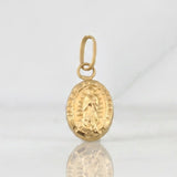 Dije Virgen De La Guadalupe 0.3 g / 1/2 in Oro Amarillo 18K