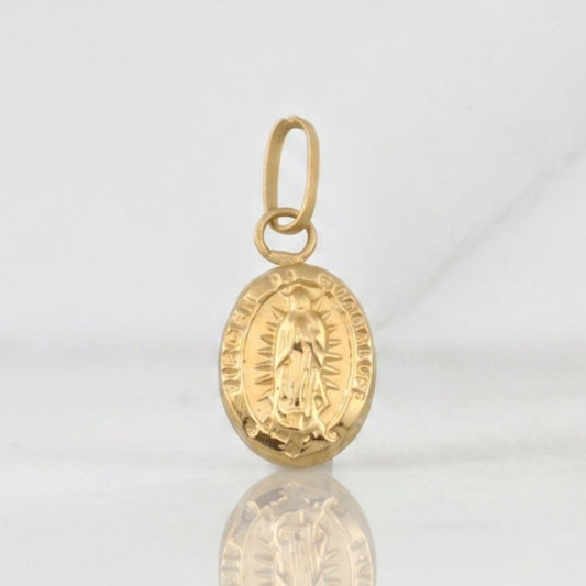 Pendant Virgin of Guadalupe 0.25 g / 1/2 in Yellow Gold 18K