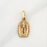 Dije Virgen De La Guadalupe 1.35 g / 3/4 in Oro Amarillo 18K