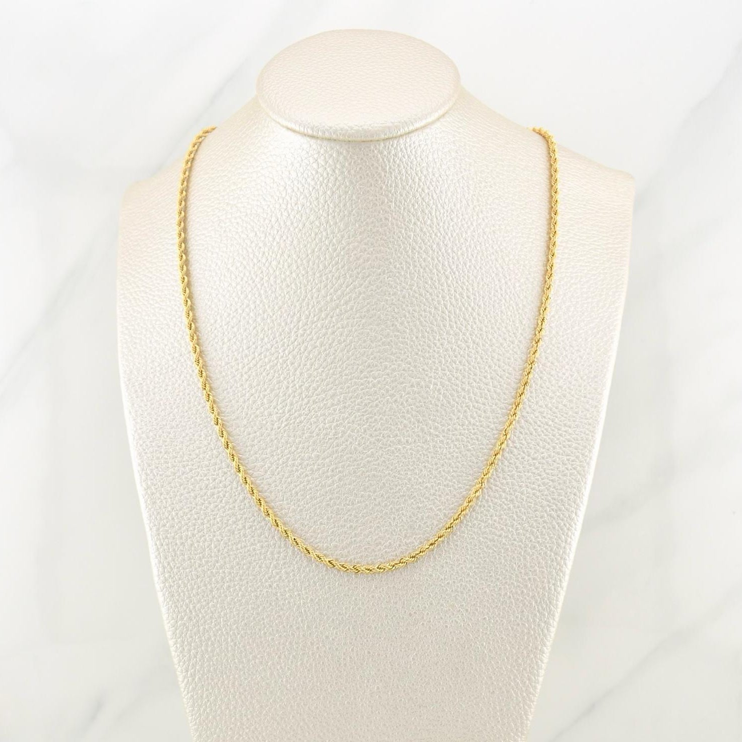 Rope Chain 3.25g / 24 in / 2.15mm Yellow Gold 18K