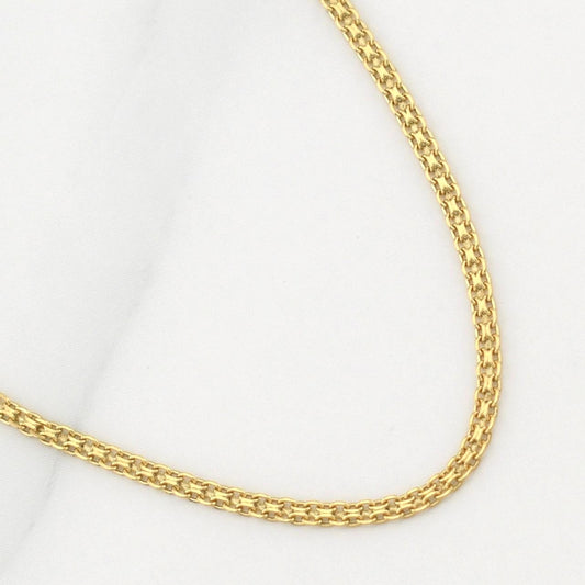 Cadena China 2.45g / 18 in / 1.45mm Oro Amarillo 18K