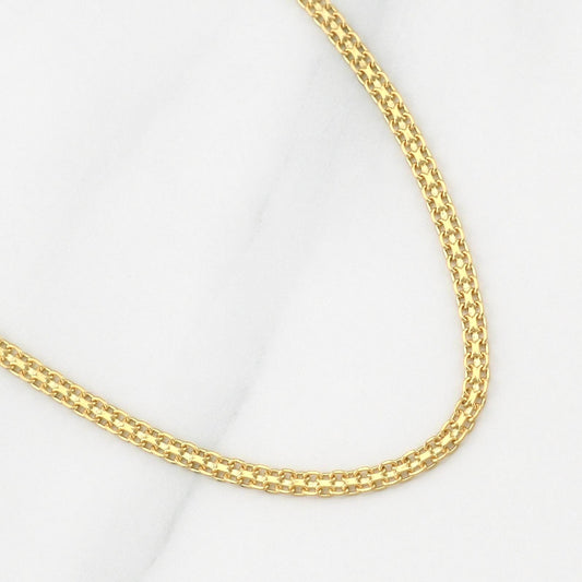 Cadena China 5.55g / 24 in / 2.2mm Oro Amarillo 18K