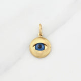 Dije Ojo Turco 1g / 3/4 in Oro Amarillo 18K