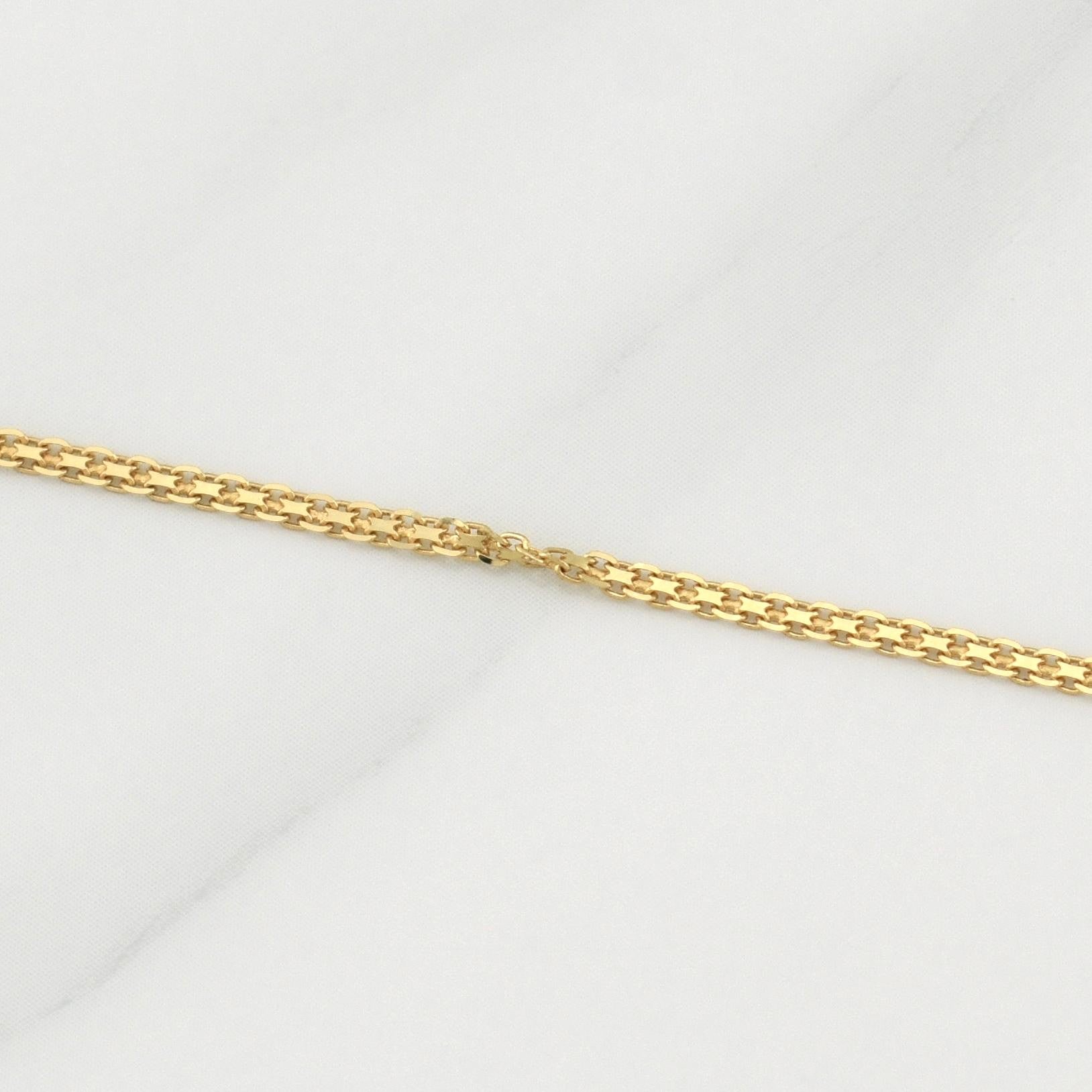 Bismark Chain 2.25g / 18 in / 1.5mm 18K Yellow Gold