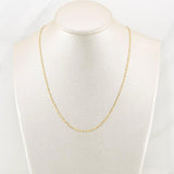 Flat Mariner Chain 1.7g / 18 in / 1.5mm Three Golds 18K
