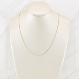 Flat Mariner Chain 1.45g / 20 in / 1.35mm Three Golds 18K