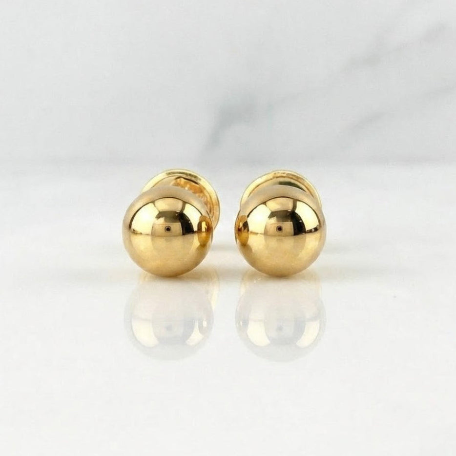 Topos Bola 0.6 g / in / 6 mm Oro Amarillo 18K