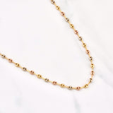 Cadena GC 4.35g / 16 in / 3.3mm Tres Oros 18K