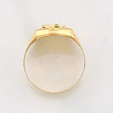 Anillo Cruz Clavo 3.2g / T10,5 Oro Amarillo 18K