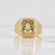 Anillo Rostro Cristo 3.95g / T11,5 Oro Amarillo 18K