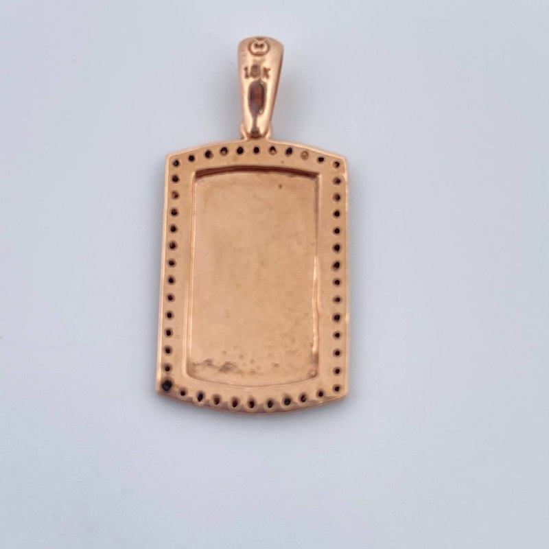 Pendant Plate 2.5gr / 2.6cm (1.0 inches) / 18K Gold &