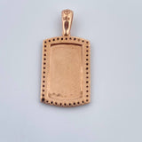 Pendant Plate 2.5gr / 2.6cm (1.0 inches) / 18K Gold &