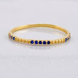 Interspersed Beads Ring 0.9g / T7 3/4 Yellow Gold 18K