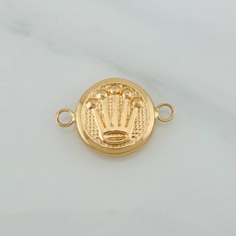 Charm Crown 0.85gr / 3/4 in / 18K Yellow Gold %