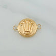 Charm Crown 0.85gr / 3/4 in / 18K Yellow Gold %