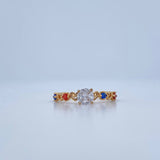 Heart Churumbela Ring 1.25gr / Size 5 1/4 / 18K Gold