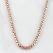 Cadena Veneciana 16.4 g / 27 1/2 in / 1.8 mm Dos Oros Blanco Rosa 18K