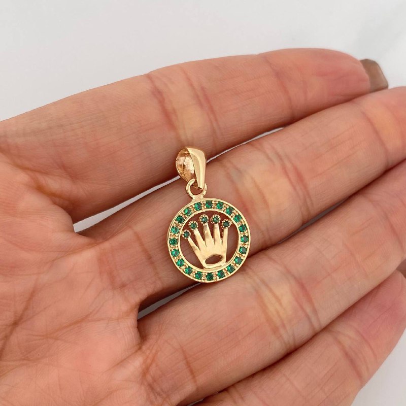 Dije Corona 2 g / 1 in Oro Amarillo 18K