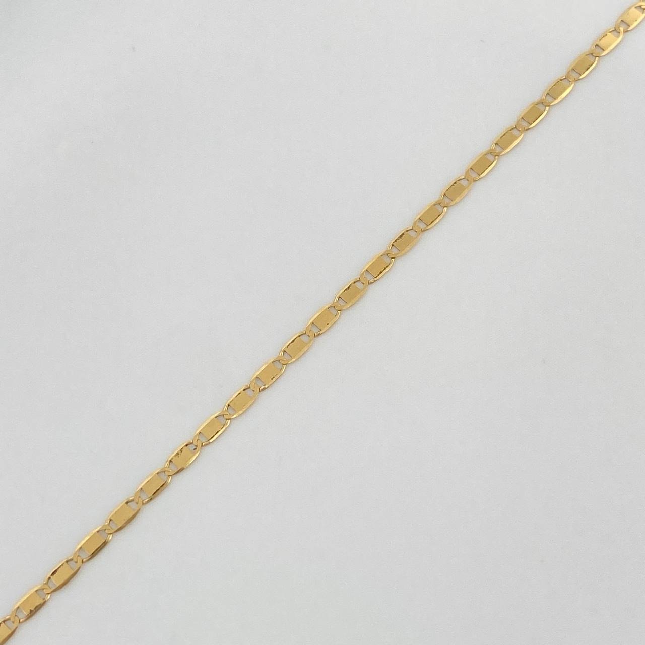 Flat Mariner Chain 1.15 g / 19 3/4 in / 1 mm Yellow Gold 18K