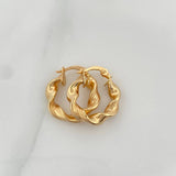 Candongas Valen 2gr / 3/4 in / Oro Amarillo 18K &
