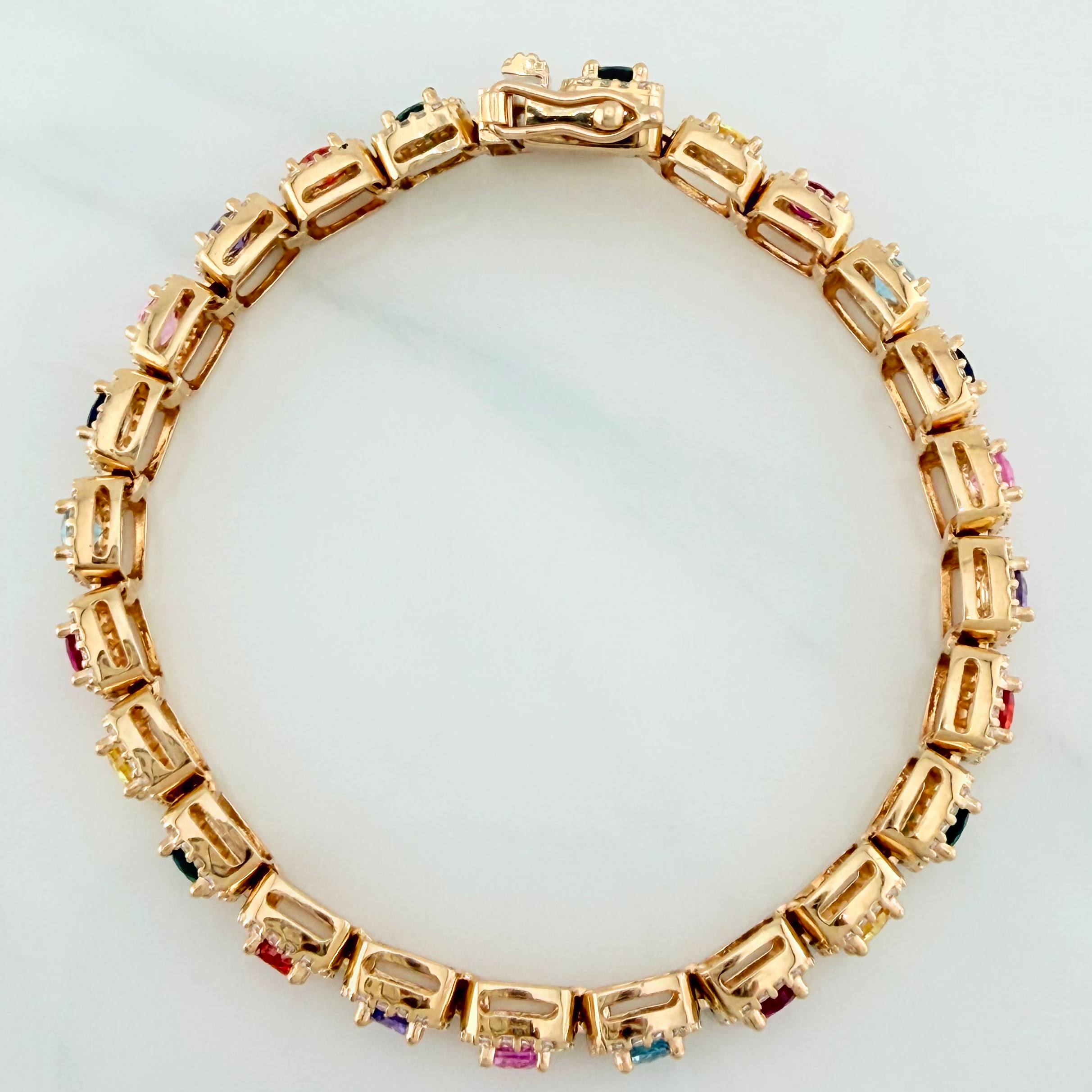 Tennis Bracelet 23.6 g / 7 1/4 in / 6.9 mm 18K Yellow Gold