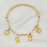 Pulso Charms 5.95 g / 6 3/4 in / 3.21 mm Oro Amarillo 18K