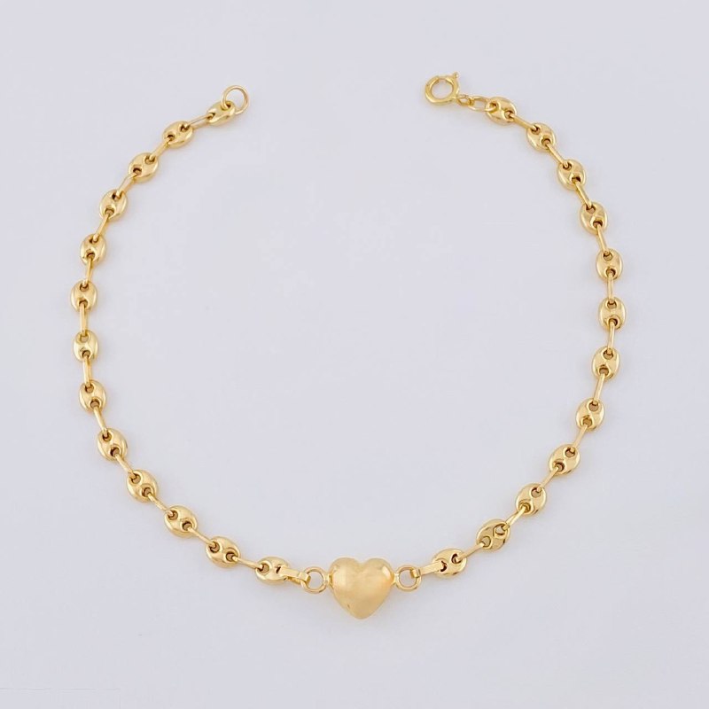 Pulso GC Corazon 2g / 6 3/4 in / 3.2mm Oro Amarillo 18K