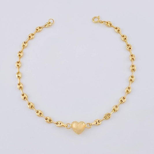 Pulso GC Corazon 2g / 6 3/4 in / 3.2mm Oro Amarillo 18K
