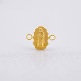 Herraje Virgen Guadalupe 0.25g / 1/2 in Oro Amarillo 18K