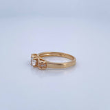 Bow Ring 2.8gr / Size 7 1/4 / 18K Gold &