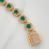 Tennis Bracelet 17.05 g / 7 in / 7.6 mm Yellow Gold 18K