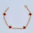 Bracelet Clover Gc 4.55gr / 7.5in / 18K Gold &