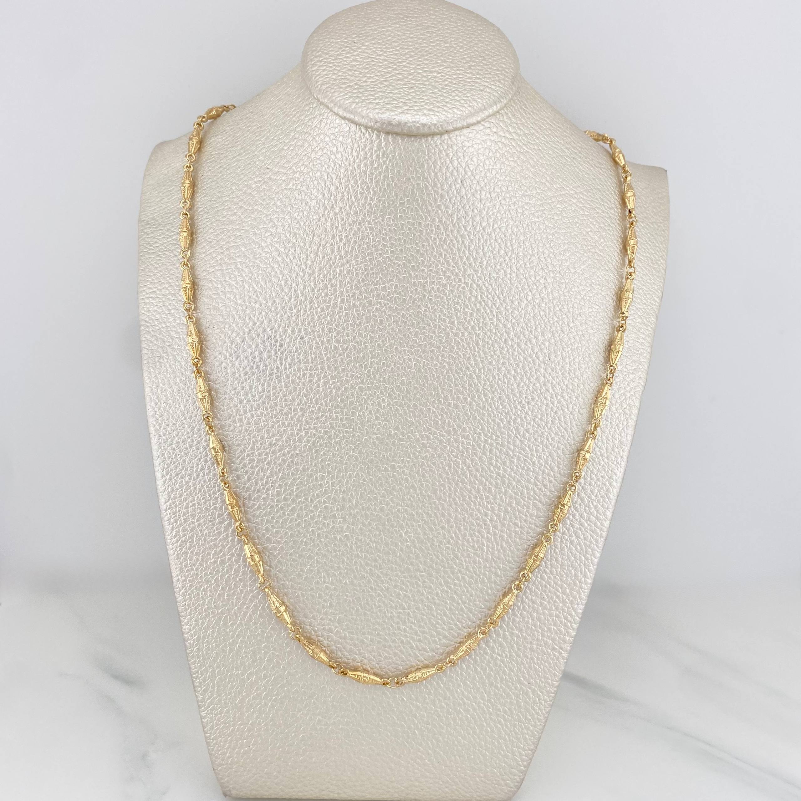 Rustic Dubai Chain 9.7 g / 20 1/4 in / 3 mm 18K Yellow Gold