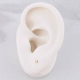 Topos Bisel 0.35g / in / 2.1mm Oro Amarillo 18K