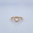 Heart Silhouette Ring 1.55gr / Size 6 / 18K Gold &