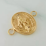 Herraje Virgen Milagrosa 0.6gr / 1/2 in / Oro Amarillo 18K %
