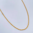 Rope Chain 0.95gr / 19.7in / 18K Gold +3 $