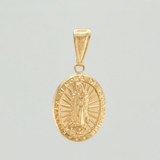 Dije Virgen De Guadalupe 1.5 g / 1 1/4 in Oro Amarillo 18K