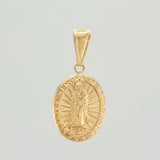Dije Virgen De Guadalupe 1.5 g / 1 1/4 in Oro Amarillo 18K