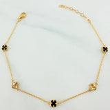 Clover Bracelet Classic Link 2.6 g / 8 1/4 in / 4.8 mm Yellow Gold 18K
