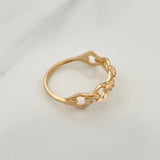 Anillo Zig Zag 1.6gr / T6 1/4 / Oro Amarillo 18K &