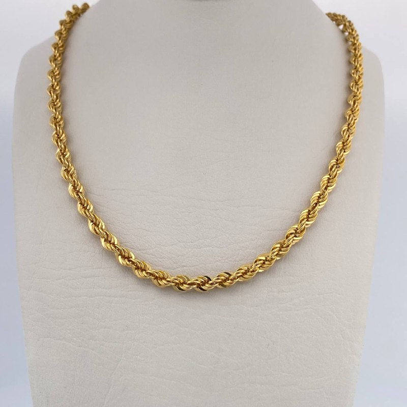 Rope Chain 10.3gr / 60cm / +3 18K Gold &