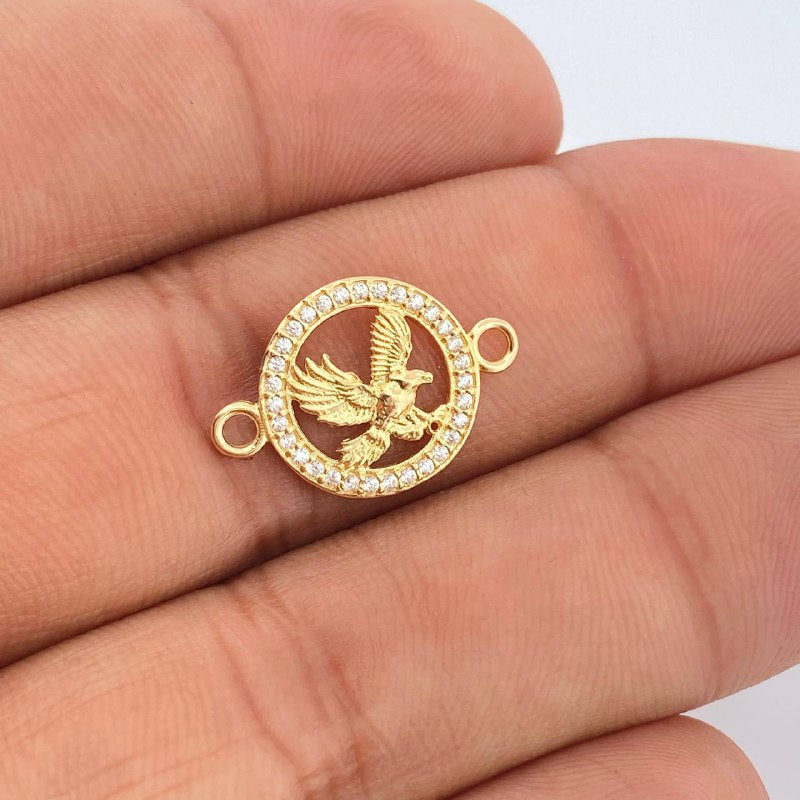 Charm Eagle 1.3gr / 3/4 in / 18K Gold
