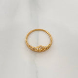 Ring 15'S Crown 1.9 g / T7 1/4 Yellow Gold 18K