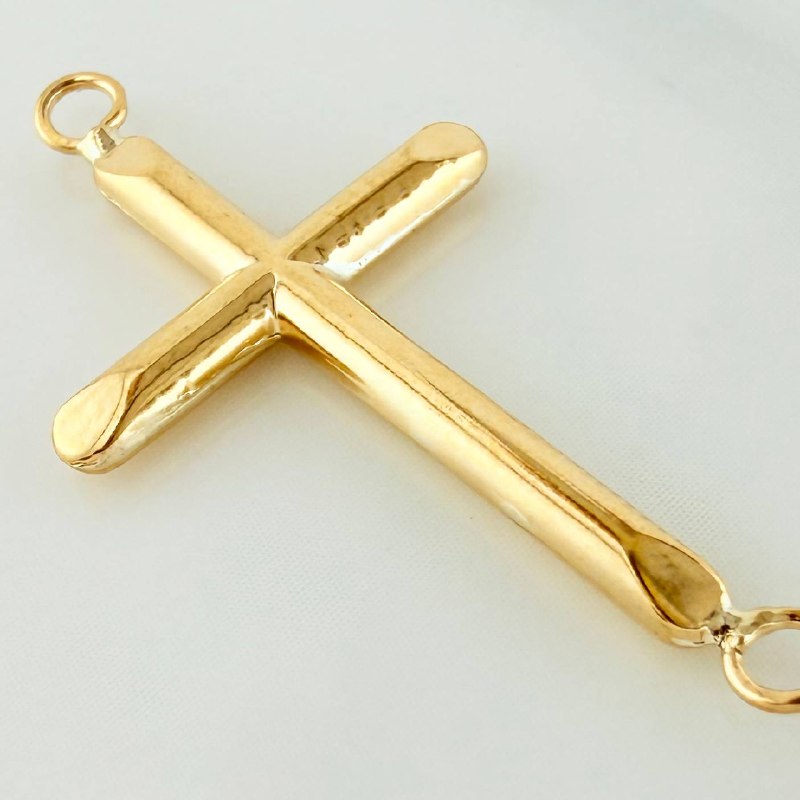 Charm Cross 0.8 g / 1 1/4 in 18K Yellow Gold