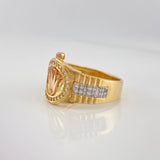 Ring Correa Crown 6.45 g / T9 1/2 Three Golds 18K