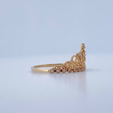Anillo Corona 15s 1.8gr / T7 1/4 / Oro Amarillo 18K &