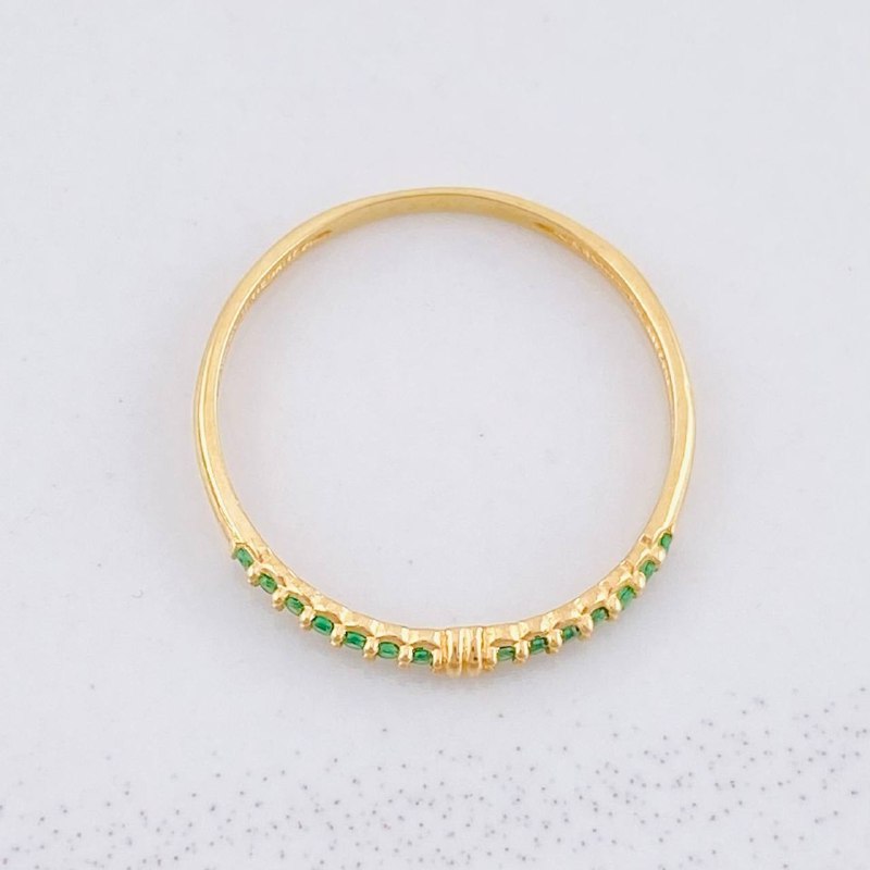 Churumbela Knot Ring 0.75g / T5 3/4 Yellow Gold 18K