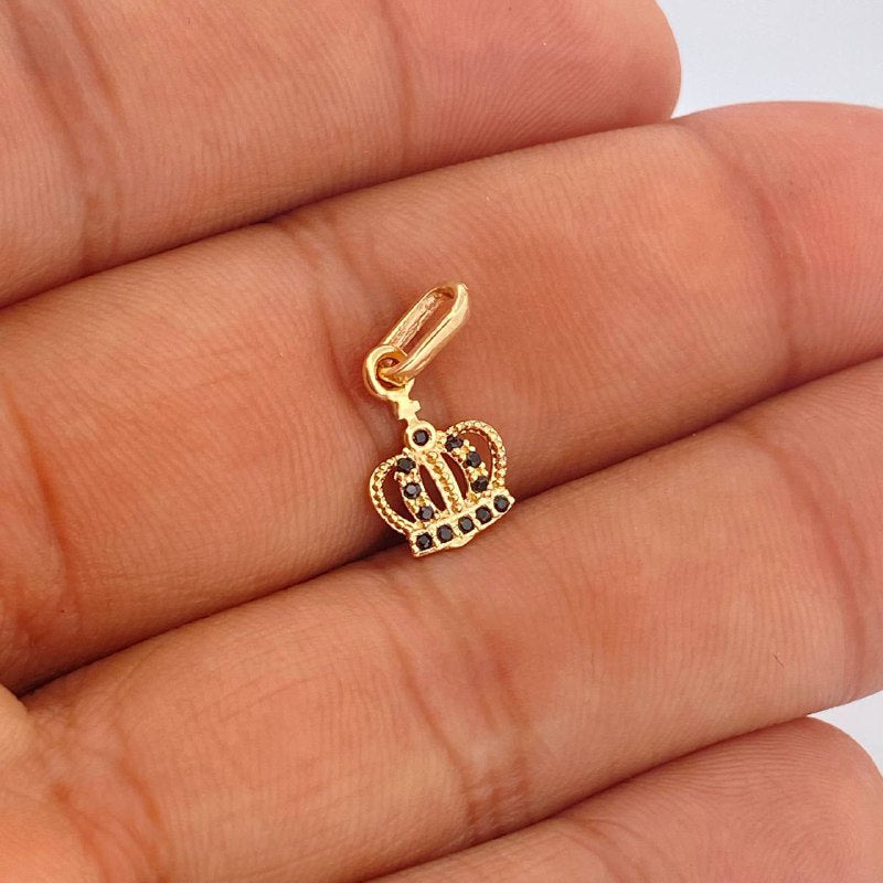 Pendant Crown 0.75gr / 3/4 in / 18K Gold